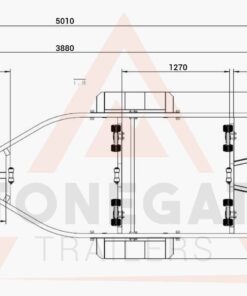 4900 SERIES BOAT TRAILER FOR SALE WITH DISC BRAKES (WOBBLE ROLLERS OR SKID TYPE) - Image 11