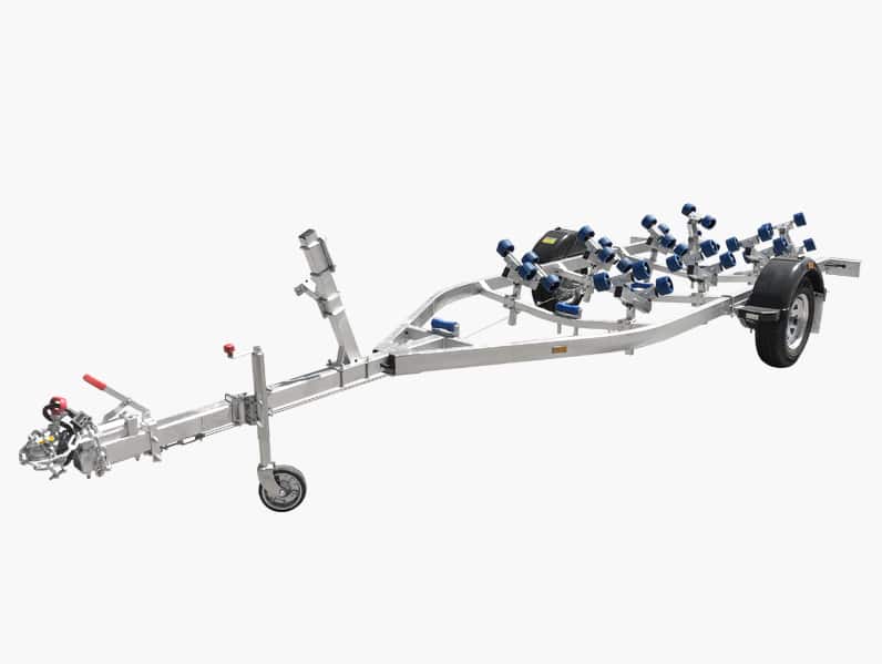 6300 SERIES BOAT TRAILER FOR SALE WITH DISC BRAKES (WOBBLE ROLLERS OR SKIDS)