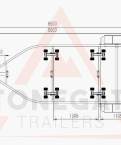 6300 SERIES BOAT TRAILER FOR SALE WITH DISC BRAKES (WOBBLE ROLLERS OR SKIDS) - Image 11
