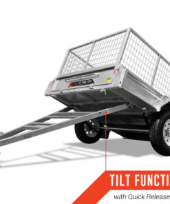 6×4 PREMIUM GALVANISED CAGED BOX TRAILER FOR SALE 750KG ATM - Image 9