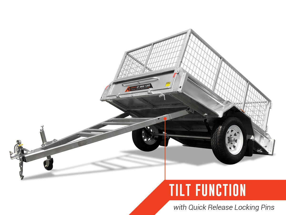 6×4 PREMIUM GALVANISED CAGED BOX TRAILER FOR SALE 750KG ATM - Image 9