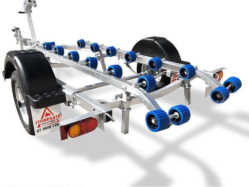 JETSKI & TINNY BOAT TRAILER FOR SALE (WOBBLE ROLLERS) - Image 7