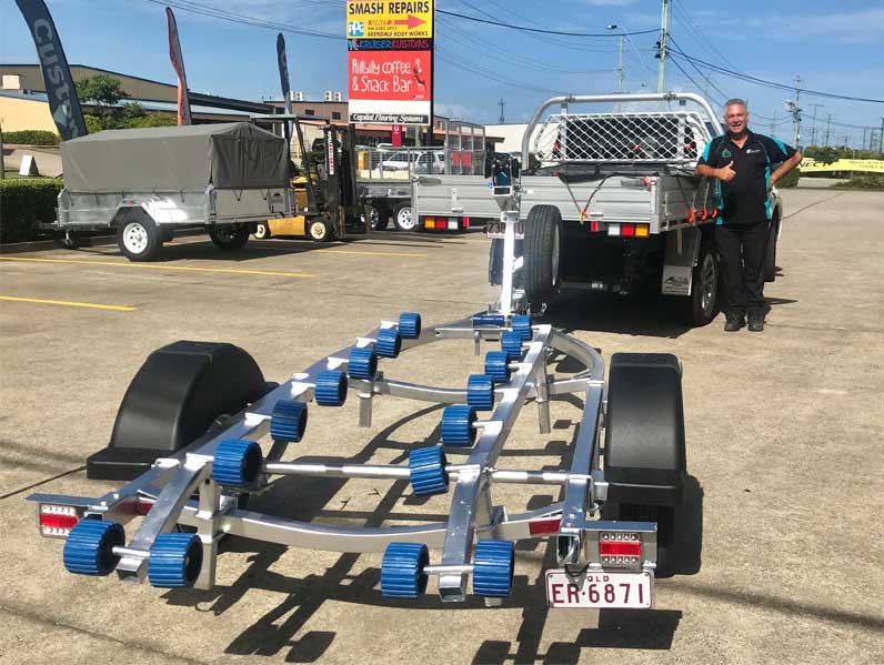 JETSKI & TINNY BOAT TRAILER FOR SALE (WOBBLE ROLLERS) - Image 11