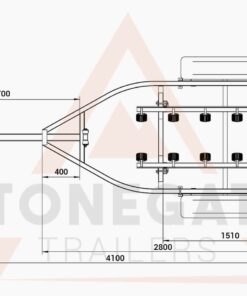JETSKI & TINNY BOAT TRAILER FOR SALE (WOBBLE ROLLERS) - Image 13