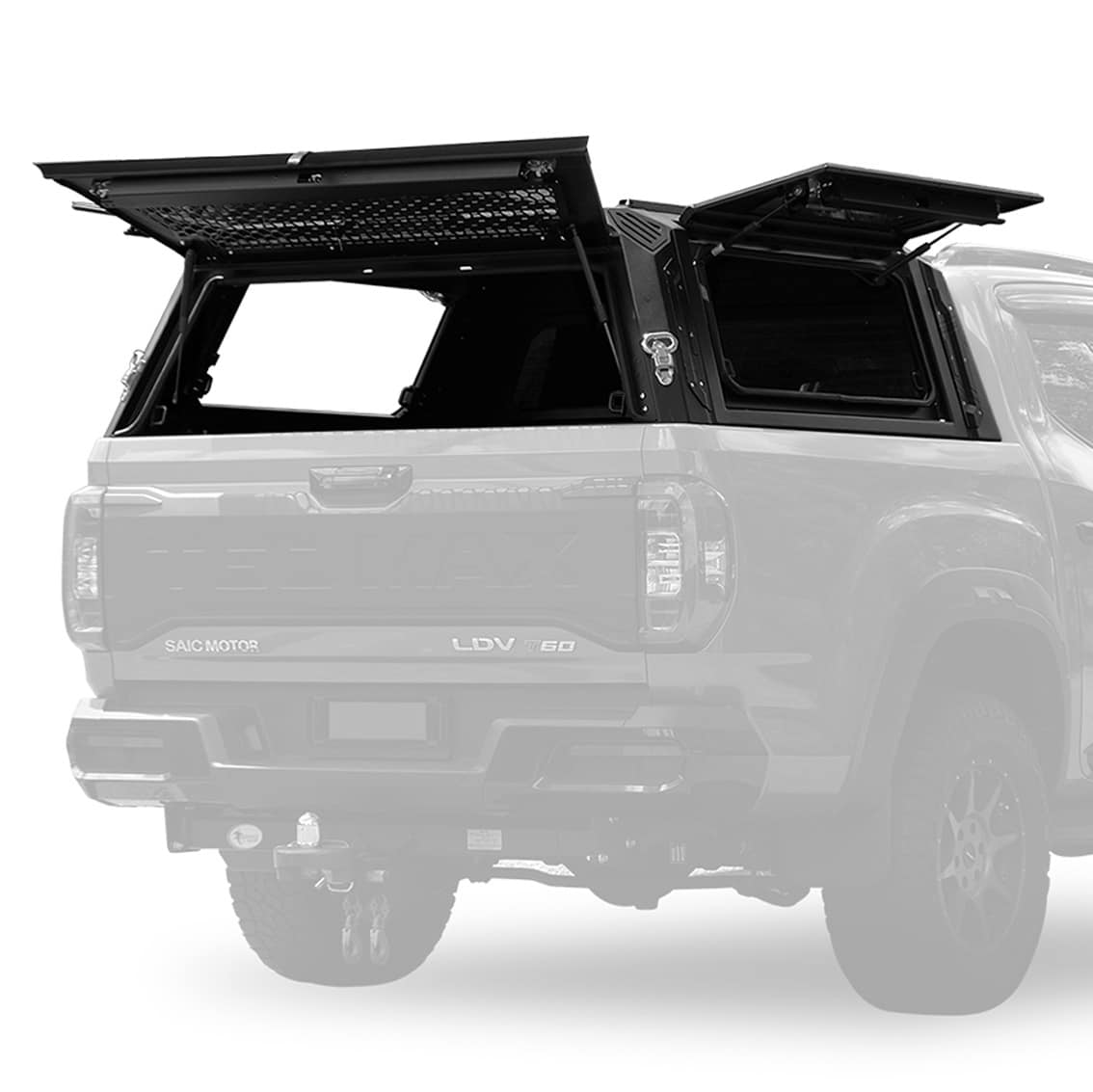 RIGEX ALUMINIUM TUB CANOPY FOR LDV T60 - Image 2