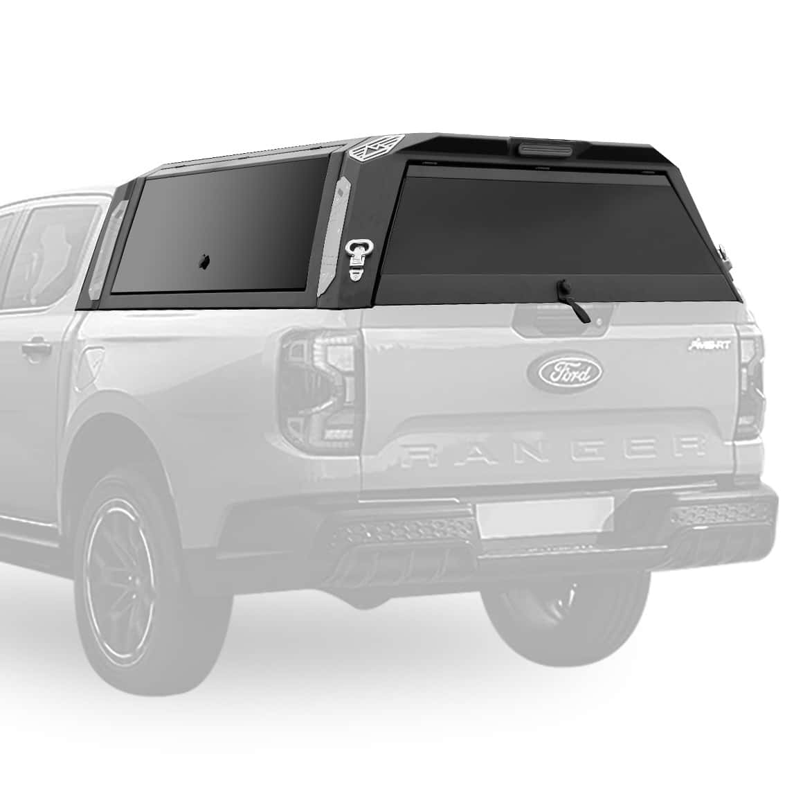 RIGEX ALUMINIUM TUB CANOPY FOR FORD RANGER