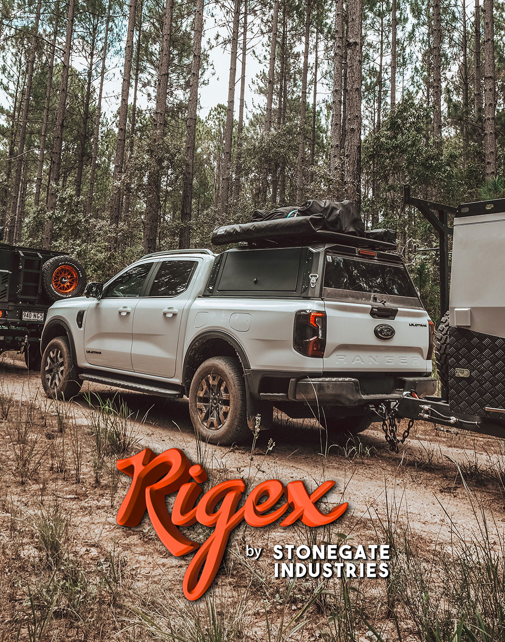 RIGEX ALUMINIUM TUB CANOPY FOR FORD RANGER - Image 3